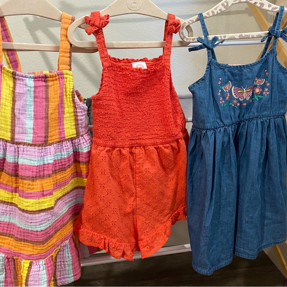 (3) Dress/Romper bundle